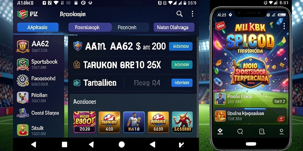 Gameplay menarik dari aplikasi Sportsbook AA62 dengan taruhan langsung.