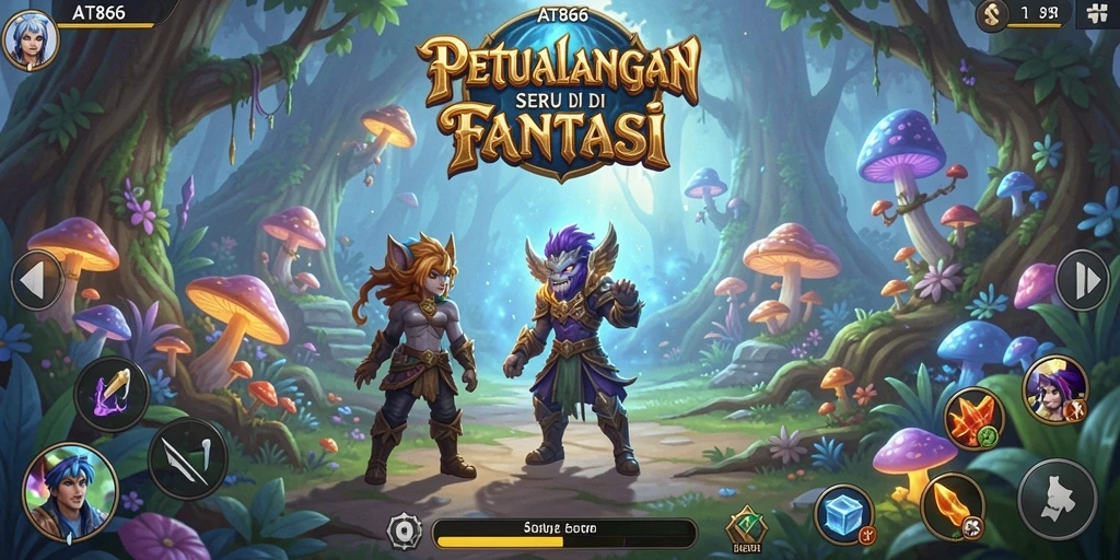 Screenshot utama AT866 menampilkan aksi petualangan yang mendebarkan.