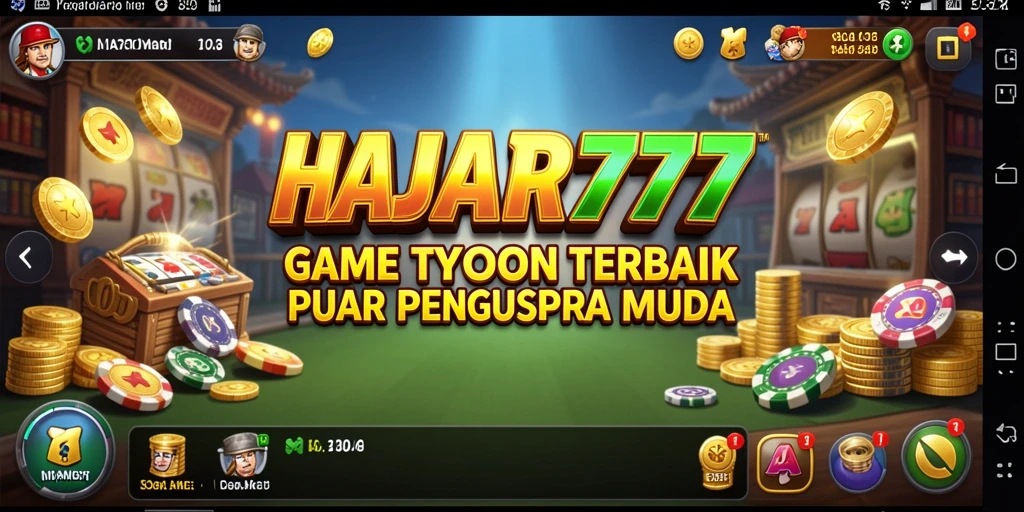 Screenshot gameplay menampilkan keseruan dalam membangun bisnis Tycoon.
