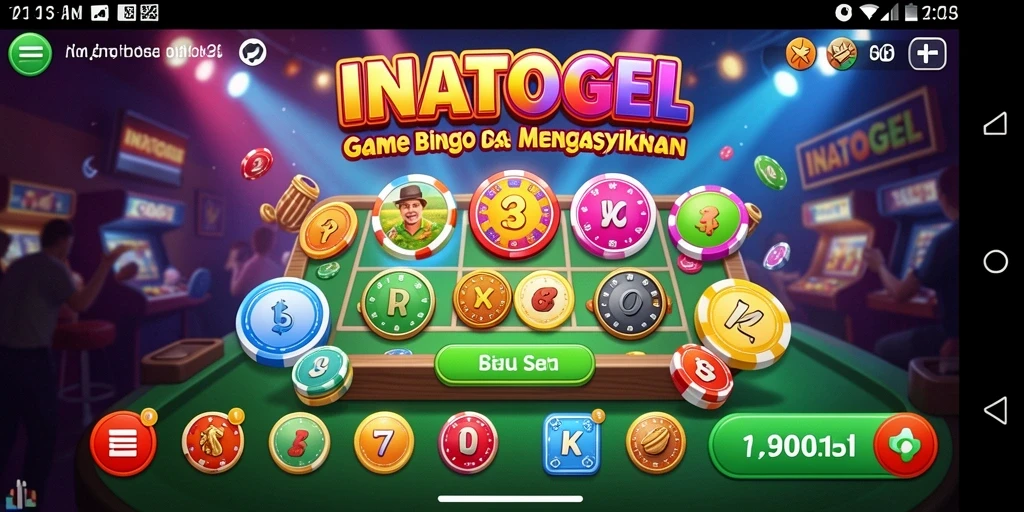 Screenshot gameplay Bingo menarik di INATOGEL.