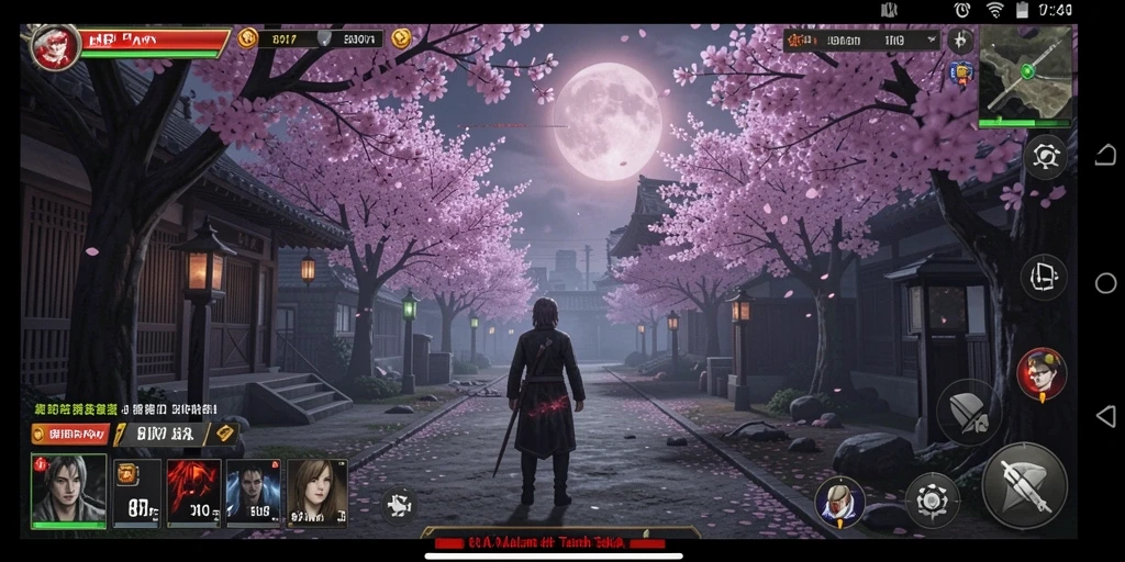 Gameplay JEPANG77 dengan suasana menyeramkan dan visual angker.