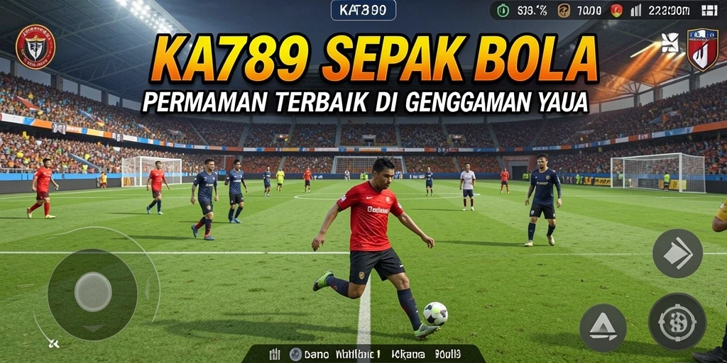 Menampilkan gameplay KA789 dengan aksi sepak bola yang seru.