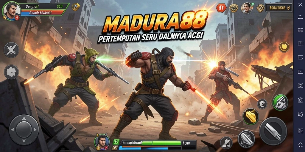 Tampilan gameplay seru MADURA88 dengan aksi yang mendebarkan.