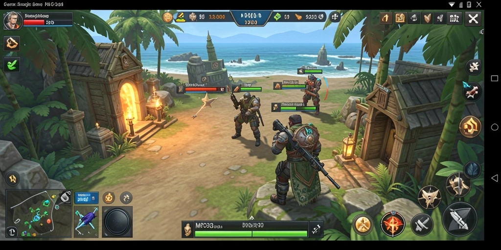 Screenshot gameplay MPO303 menunjukkan pertempuran strategi yang menegangkan.