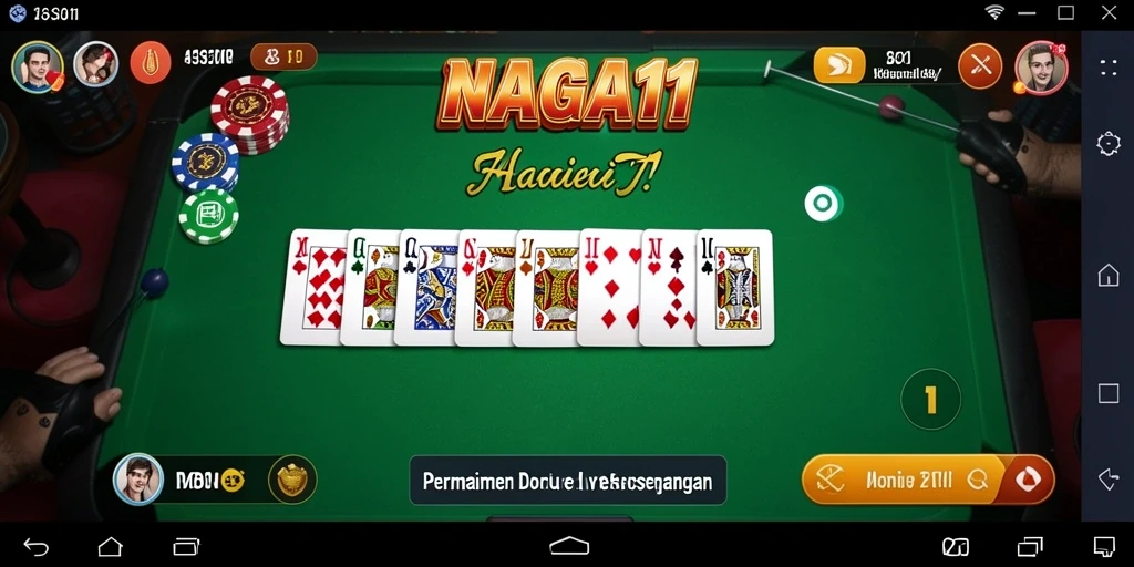 Tangkap momen seru dalam gameplay Domino di NAGA11.