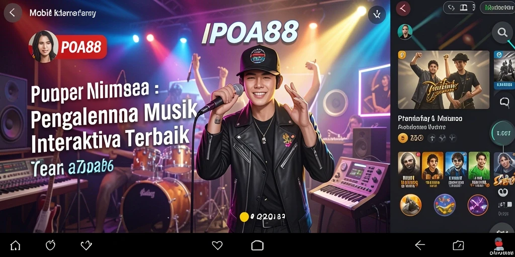 Screenshot POA88 menampilkan gameplay yang interaktif dan menarik dalam bermain musik.