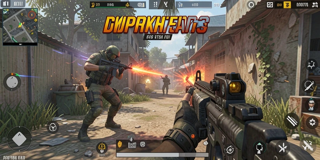 Tampilan gameplay PPRRYY yang penuh aksi intens dan strategi tim.