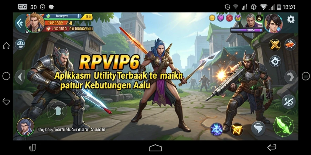Tampilan antarmuka RPVIP6 yang bersih dan fungsional.