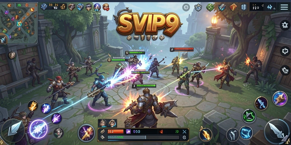 Tampak gameplay SLG yang menantang dan seru di SVIP9.